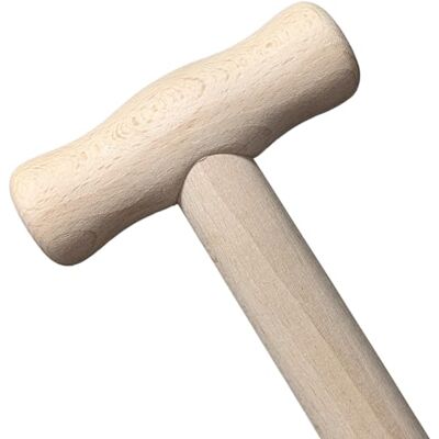 Land-Haus-Shop Spatenstiel Ersatz Spaten Holz Stiel aus Esche mit T-Griff, 85 cm lang, Durchmesser 35 mm unten schmal zulaufend Land-Haus-Shop Spatenstiel Ersatz Spaten Holz Stiel aus Esche mit T-Griff, 85 cm lang, Durchmesser 35 mm unten schmal zulaufend