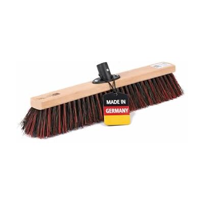 BawiTec Spezieller Straßenbesen Arenga Mix Borsten 60 cm Lang Besen ohne Stiel Mit QuickFix-Halter für Standardstiele, ArengaMix-Borsten, Für groben und feinen Schmutz BawiTec Spezieller Straßenbesen Arenga Mix Borsten 60 cm Lang Besen ohne Stiel Mit QuickFix-Halter für Standardstiele, ArengaMix-Borsten, Für groben und feinen Schmutz