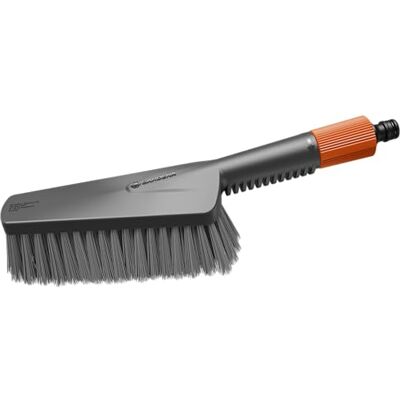 Gardena Cleansystem Handbürste M Soft: Reinigungsbürste mit Schlauchanschluss, mittlere Ausführung, flach, für kleinere und empfindliche Oberflächen, mit Durchflussregulierung (18841-20) Gardena Cleansystem Handbürste M Soft: Reinigungsbürste mit Schlauchanschluss, mittlere Ausführung, flach, für kleinere und empfindliche Oberflächen, mit Durchflussregulierung (18841-20)