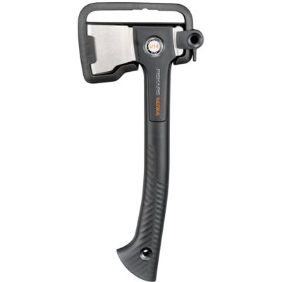 Fiskars Ultra Universalaxt U14, Kompakte Allzweck-Axt für Garten und Outdoor, ToughCoat-Beschichtung, Optimierte Balance, Karbonstahl-Klinge/FiberComp-Stiel, 35,5 cm, Schwarz, 1086010 Fiskars Ultra Universalaxt U14, Kompakte Allzweck-Axt für Garten und Outdoor, ToughCoat-Beschichtung, Optimierte Balance, Karbonstahl-Klinge/FiberComp-Stiel, 35,5 cm, Schwarz, 1086010