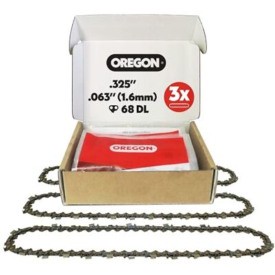 Oregon Sägekette für 45cm Schwert, .325", 1,6mm Stärke, 68 Treibglieder Oregon Sägekette für 45cm Schwert, .325", 1,6mm Stärke, 68 Treibglieder