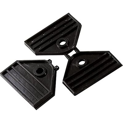 TENAX Clips 8 cm Schwarz, Schachtel mit 500 Clips, Clips zur Befestigung von gewebten Netzen als Sichtschutz und Schattenspender TENAX Clips 8 cm Schwarz, Schachtel mit 500 Clips, Clips zur Befestigung von gewebten Netzen als Sichtschutz und Schattenspender