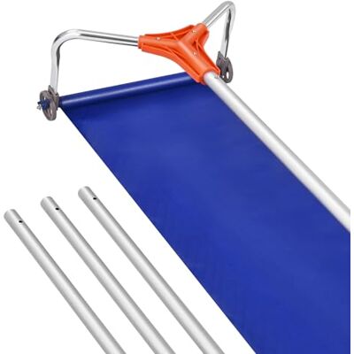 VEVOR Schnee Dachrechen, 432 mm Aluminiumklinge, 125-542cm Verstellbarer Schneeschieber mit Rädern & Gleitschiene, Schneeräumwerkzeug zum Entfernen von Laub & Schnee auf Hausdächern VEVOR Schnee Dachrechen, 432 mm Aluminiumklinge, 125-542cm Verstellbarer Schneeschieber mit Rädern & Gleitschiene, Schneeräumwerkzeug zum Entfernen von Laub & Schnee auf Hausdächern
