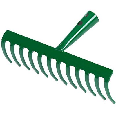 Land-Haus-Shop Garten Gerät Harke Rasen Boden Erde Rechen 12 Zinken Stahl grün Gartenrechen 30,0 cm Land-Haus-Shop Garten Gerät Harke Rasen Boden Erde Rechen 12 Zinken Stahl grün Gartenrechen 30,0 cm