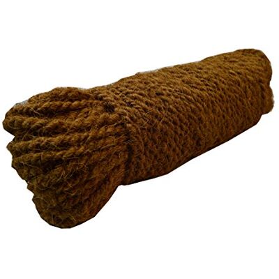 Unbekannt ca.100 Meter(ca.2Kg) Kokosgarn-Dholl Baumstrick 100% Kokosfaser Strick Seil Baumstrick Zum Anbinden von Bäumen, Gehölzen und Sträuchern Unbekannt ca.100 Meter(ca.2Kg) Kokosgarn-Dholl Baumstrick 100% Kokosfaser Strick Seil Baumstrick Zum Anbinden von Bäumen, Gehölzen und Sträuchern