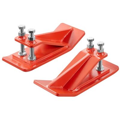 VEVOR Traktorschaufelschutz, 2 Stk. schaufelkantenschutz aus Stahl, Anti-Rutsch-Vorrichtung mit doppelten Sechskant-Kontermuttern & -schrauben, für Schnee, Laubentfernung & Kiesstreuung (Orange) VEVOR Traktorschaufelschutz, 2 Stk. schaufelkantenschutz aus Stahl, Anti-Rutsch-Vorrichtung mit doppelten Sechskant-Kontermuttern & -schrauben, für Schnee, Laubentfernung & Kiesstreuung (Orange)