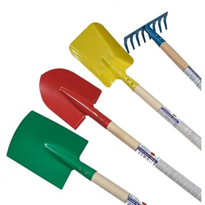 Land-Haus-Shop Kinder Gartengeräte Kindergartengeräte 1 von 8, Kinder Garten Werkzeuge Geräte Schaufel, Besen, Rechen, Laubbesen, Harke, Grubber, Doppelhacke, Spaten, Metall mit Holzstiel (Set 4 TLG.) Land-Haus-Shop Kinder Gartengeräte Kindergartengeräte 1 von 8, Kinder Garten Werkzeuge Geräte Schaufel, Besen, Rechen, Laubbesen, Harke, Grubber, Doppelhacke, Spaten, Metall mit Holzstiel (Set 4 TLG.)