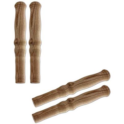 BigDean 4 Schubkarren Universal Holzgriffe Schubkarrengriffe Griffe Holz Schiebkarre Griffe aus Holz, wetterfest, rutschfest, enorm stabile Karrengriffe BigDean 4 Schubkarren Universal Holzgriffe Schubkarrengriffe Griffe Holz Schiebkarre Griffe aus Holz, wetterfest, rutschfest, enorm stabile Karrengriffe