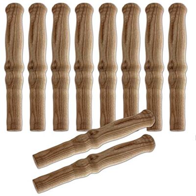 BigDean 10 Schubkarren Universal Holzgriffe Schubkarrengriffe Griffe Holz Schiebkarre Griffe aus Holz, wetterfest, rutschfest, enorm stabile Karrengriffe BigDean 10 Schubkarren Universal Holzgriffe Schubkarrengriffe Griffe Holz Schiebkarre Griffe aus Holz, wetterfest, rutschfest, enorm stabile Karrengriffe