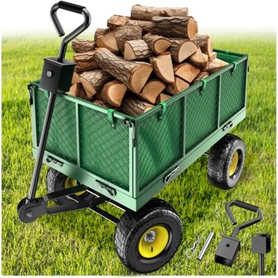 tectake ® Bollerwagen mit Seitenwand klappbar, belastbar bis 550 kg Transportkarre Handwagen Transportwagen Gerätewagen, Trolley zum Ziehen oder Anhängen für Haushalt, Camping, Festival Gadget tectake ® Bollerwagen mit Seitenwand klappbar, belastbar bis 550 kg Transportkarre Handwagen Transportwagen Gerätewagen, Trolley zum Ziehen oder Anhängen für Haushalt, Camping, Festival Gadget