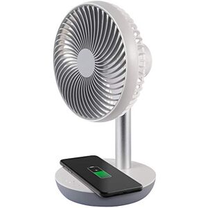 Ardes AR5F04WC CHARGY Tragbarer Tischventilator mit Induktionsladung für Smartphones, USB-Buchse für Power Bank, kabelloses Laden, 3 Klingen Ø 15 cm, 5W Ardes AR5F04WC CHARGY Tragbarer Tischventilator mit Induktionsladung für Smartphones, USB-Buchse für Power Bank, kabelloses Laden, 3 Klingen Ø 15 cm, 5W