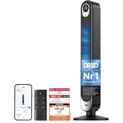 Dreo Smart Turmventilator WiFi Sprachsteuerung - Ventilator Dreo Smart Turmventilator WiFi Sprachsteuerung - Ventilator