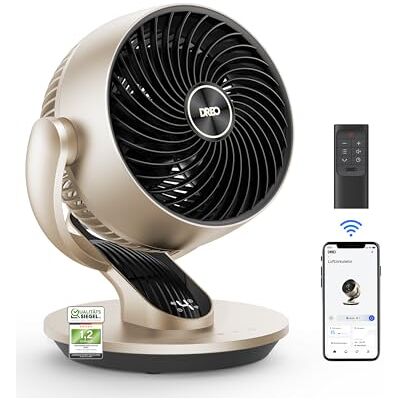 Dreo Intelligenter Tischventilator - Leistungsstarker 70 Fuß Raumluftzirkulator Dreo Intelligenter Tischventilator - Leistungsstarker 70 Fuß Raumluftzirkulator