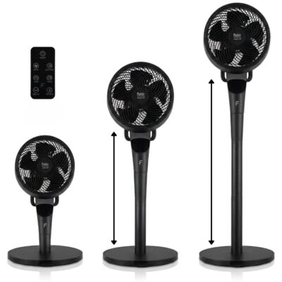 Fakir prestige VC° 550 2in1 Standventilator – leiser DC-Motor, 12 Stufen, schwarz Fakir prestige VC° 550 2in1 Standventilator – leiser DC-Motor, 12 Stufen, schwarz