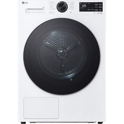 LG RT90X7W Wärmepumpen-Trockner (9 kg, Energieklasse B) mit AI Dry, TurboDry, selbstreinigender Kondensator, Weiß LG RT90X7W Wärmepumpen-Trockner (9 kg, Energieklasse B) mit AI Dry, TurboDry, selbstreinigender Kondensator, Weiß
