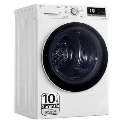 LG RH80V9AV4N Wäschetrockner, 8 kg, Wärmepumpe und Frontlader, Dual-Inverter-Kompressor, Eco-Hybrid-Funktion, automatische Reinigung, Trockner 900, Weiß LG RH80V9AV4N Wäschetrockner, 8 kg, Wärmepumpe und Frontlader, Dual-Inverter-Kompressor, Eco-Hybrid-Funktion, automatische Reinigung, Trockner 900, Weiß
