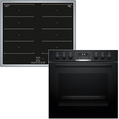 Bosch HND619LA61 Induktionsherd & Elektrobackofen-Set Bosch HND619LA61 Induktionsherd & Elektrobackofen-Set