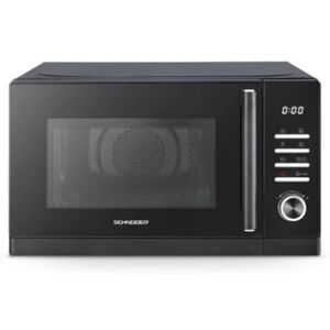 Schneider Mikrowelle mit Grill, 25L, 900W, Elektronische Steuerung, 28,8 cm Drehteller, 8 Automatikprogramme Schneider Mikrowelle mit Grill, 25L, 900W, Elektronische Steuerung, 28,8 cm Drehteller, 8 Automatikprogramme