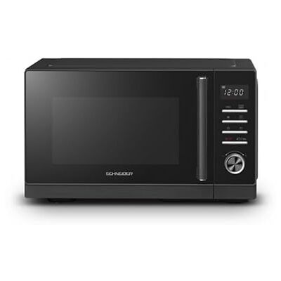 Schneider Mikrowelle mit Grill, 25L, 900W Mikrowellenleistung, 1000W Grillleistung, 28,8 cm Drehteller, Digitale Steuerung Schneider Mikrowelle mit Grill, 25L, 900W Mikrowellenleistung, 1000W Grillleistung, 28,8 cm Drehteller, Digitale Steuerung