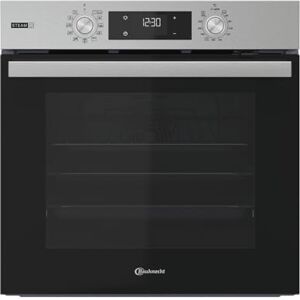Bauknecht BBARS85HU1I Einbau-Backofen 60 cm, 71 l, Heißluftbackofen mit 12 Funktionen, Gentle Steam, PowerHeißluft, Maxi Cooking, Pizzafunktion, versenkbare Knebel, Edelstahl Bauknecht BBARS85HU1I Einbau-Backofen 60 cm, 71 l, Heißluftbackofen mit 12 Funktionen, Gentle Steam, PowerHeißluft, Maxi Cooking, Pizzafunktion, versenkbare Knebel, Edelstahl
