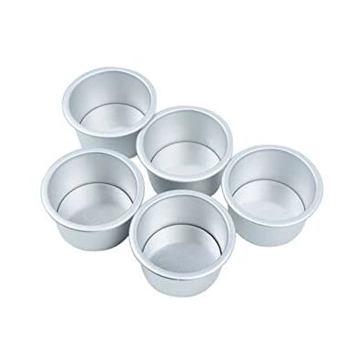 DUO 10 stücke 2 Zoll Aluminiumlegierung Mini Kuchen Backformen Käsekuchenpfanne Abnehmbare Untere Pan Ofen Backen Dose for Hochzeit Geburtstag DUO 10 stücke 2 Zoll Aluminiumlegierung Mini Kuchen Backformen Käsekuchenpfanne Abnehmbare Untere Pan Ofen Backen Dose for Hochzeit Geburtstag