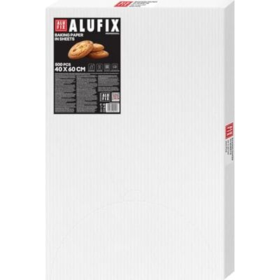 Alufix BL Backpapier in Bögen/40 cm x 60 cm/500 Stück/Antihaftbeschichtet/Ideal für Backofen, Airfryer und Dampfgarer/Robustes Alufix BL Backpapier in Bögen/40 cm x 60 cm/500 Stück/Antihaftbeschichtet/Ideal für Backofen, Airfryer und Dampfgarer/Robustes