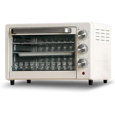 QERTYHJK Elektrischer Ofen mit großer Kapazität für den Haushalt, 20 Liter, Synchronisation, Temperatur, Backen von Kuchen QERTYHJK Elektrischer Ofen mit großer Kapazität für den Haushalt, 20 Liter, Synchronisation, Temperatur, Backen von Kuchen