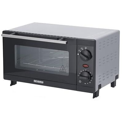 Severin Mini-Backofen, Toastofen, 9L, 800W, Miniofen für Pommes, Pizzen, Ober- und Unterhitze, 60 Minuten Timer mit Signalton, 4-Stufen-Schalter, schwarz/silber, 9561 Severin Mini-Backofen, Toastofen, 9L, 800W, Miniofen für Pommes, Pizzen, Ober- und Unterhitze, 60 Minuten Timer mit Signalton, 4-Stufen-Schalter, schwarz/silber, 9561