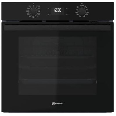 Bauknecht BBA285HU1K Einbau-Backofen, 60 cm, 71 l, Heißluftbackofen mit 12 Funktionen, PowerHeißluft, Multi-Level-Kochen, Pizzafunktion, versenkbare Knebel, Schwarzglas Bauknecht BBA285HU1K Einbau-Backofen, 60 cm, 71 l, Heißluftbackofen mit 12 Funktionen, PowerHeißluft, Multi-Level-Kochen, Pizzafunktion, versenkbare Knebel, Schwarzglas
