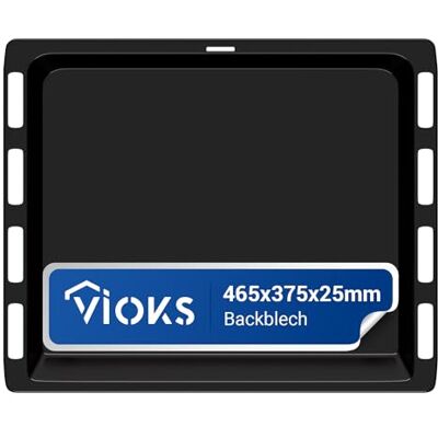 VIOKS Ofen Backblech 465x375 x 25 mm Ersatz für Bosch 00742635 742635 Blech Bratenblech, Emailliert, Ofenbleche, für Ofen Herd VIOKS Ofen Backblech 465x375 x 25 mm Ersatz für Bosch 00742635 742635 Blech Bratenblech, Emailliert, Ofenbleche, für Ofen Herd