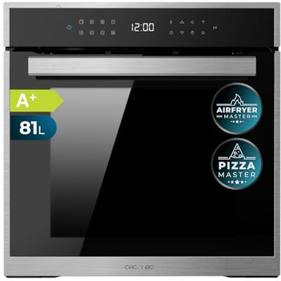 Cecotec Einbaubackofen Pyrolytisch 60 cm Bolero Hexa P506000 Edge A+. 3400W, 81L Kapazität, 11 Funktionen mit Airfryer Master, Pizza Master, 3D Cooking, Steam Base X2, Pyrolyse Cecotec Einbaubackofen Pyrolytisch 60 cm Bolero Hexa P506000 Edge A+. 3400W, 81L Kapazität, 11 Funktionen mit Airfryer Master, Pizza Master, 3D Cooking, Steam Base X2, Pyrolyse