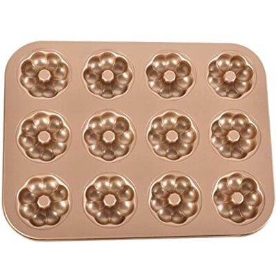 DUO Golden 12 Hohlraumkürbisform Backware Kohlenstoffstahl Kuchenform Backwanne for Ofen -Backgeräte DUO Golden 12 Hohlraumkürbisform Backware Kohlenstoffstahl Kuchenform Backwanne for Ofen -Backgeräte