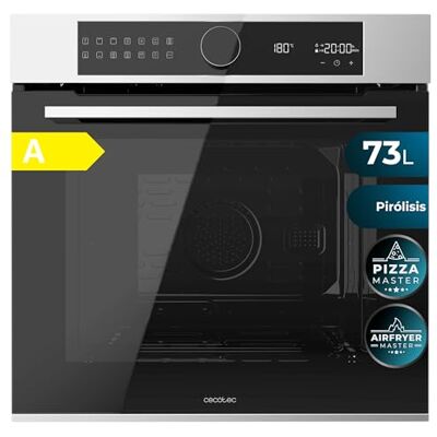 Cecotec Einbau-Backofen Pyrolyse 73L Bolero Hexa P516000 Line. 3250W, 14 Funktionen, Dual Display, Pizza- und Airfryer-Master, Kühlgebläse, Schnellaufheizfunktion, Abtau-Modus, Umluft, Eco-Modus Cecotec Einbau-Backofen Pyrolyse 73L Bolero Hexa P516000 Line. 3250W, 14 Funktionen, Dual Display, Pizza- und Airfryer-Master, Kühlgebläse, Schnellaufheizfunktion, Abtau-Modus, Umluft, Eco-Modus
