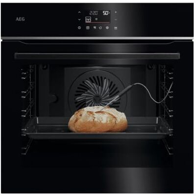 AEG WiFi Einbaubackofen Serie 5, Made in Germany, SteamBake-Feuchtigkeitszugabe, Pyrolyse Selbstreinigung, AirFry, Kerntemperatursensor, Automatikprogramme, Touchdisplay, Schwarz, TA5PB50WP AEG WiFi Einbaubackofen Serie 5, Made in Germany, SteamBake-Feuchtigkeitszugabe, Pyrolyse Selbstreinigung, AirFry, Kerntemperatursensor, Automatikprogramme, Touchdisplay, Schwarz, TA5PB50WP