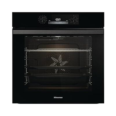 Hisense O65226ABS Elektro-Backofen mit Dampf, XXL-Hohlraum 77 Liter, 11 Kochfunktionen, Pizza 300 °C, AirFry, Steam Clean, schnelles Aufheizen, Klasse A, Schwarz Hisense O65226ABS Elektro-Backofen mit Dampf, XXL-Hohlraum 77 Liter, 11 Kochfunktionen, Pizza 300 °C, AirFry, Steam Clean, schnelles Aufheizen, Klasse A, Schwarz