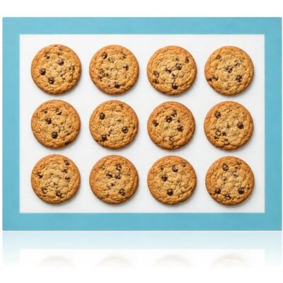 com-four ® Silikon Backmatte wiederverwendbar, Dauerbackmatte für Backofen com-four ® Silikon Backmatte wiederverwendbar, Dauerbackmatte für Backofen