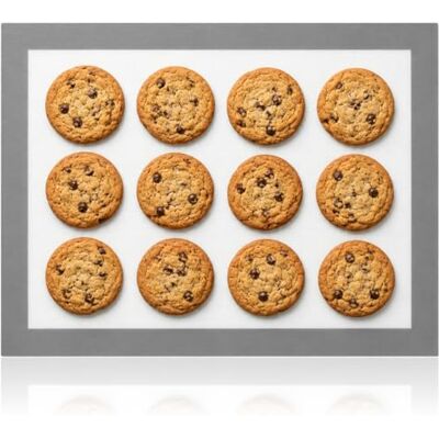 com-four ® Silikon Backmatte wiederverwendbar, Dauerbackmatte für Backofen com-four ® Silikon Backmatte wiederverwendbar, Dauerbackmatte für Backofen