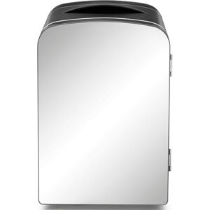 Iceman Verspiegelter 4 Liter Mini-Kühlschrank, Hautpflege, Make-up-Aufbewahrung, Seren und Gesichtsmasken, klein für den Schreibtisch oder auf Reisen, kühlen & heizen, kosmetische Anwendung, Schwarz Iceman Verspiegelter 4 Liter Mini-Kühlschrank, Hautpflege, Make-up-Aufbewahrung, Seren und Gesichtsmasken, klein für den Schreibtisch oder auf Reisen, kühlen & heizen, kosmetische Anwendung, Schwarz
