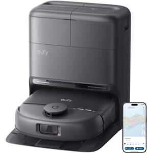 eufy Saugroboter mit Wischfunktion C28, HydroJet selbstreinigende Wischrolle, 15.000 Pa Turbo-Saugkraft, 5‑in‑1 Omni-Station, Anti-Verwicklung-Bürste, KI‑Hinderniserkennung eufy Saugroboter mit Wischfunktion C28, HydroJet selbstreinigende Wischrolle, 15.000 Pa Turbo-Saugkraft, 5‑in‑1 Omni-Station, Anti-Verwicklung-Bürste, KI‑Hinderniserkennung