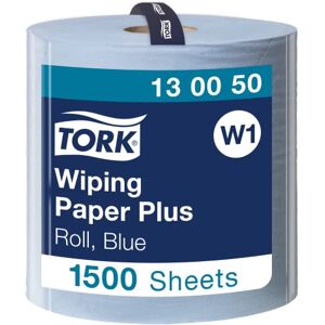 Tork 130050 Starke Mehrzweck Papierwischtücher für W1 Bodenständer- und Wandhalter-System / 2-lagige Papierrolle in Blau / Premium Qualität / 1 x 510 m Tork 130050 Starke Mehrzweck Papierwischtücher für W1 Bodenständer- und Wandhalter-System / 2-lagige Papierrolle in Blau / Premium Qualität / 1 x 510 m