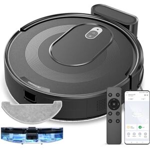 Vexilar W7 Saugroboter mit Wischfunktion 3 in 1, Staubsauger Roboter mit Anti-Haar-Wicklungs-Saugdüse, 4000Pa Saugkraft, 120Mins Max, APP/Fernbedienung, Ideal für Tierhaare,Teppiche und Hartböden Vexilar W7 Saugroboter mit Wischfunktion 3 in 1, Staubsauger Roboter mit Anti-Haar-Wicklungs-Saugdüse, 4000Pa Saugkraft, 120Mins Max, APP/Fernbedienung, Ideal für Tierhaare,Teppiche und Hartböden