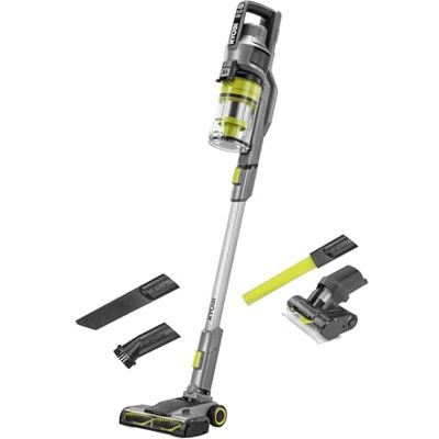 Ryobi 18 V ONE+ Akku-Staubsauger RSVS18-1C20G, 30 AW Saugleistung, Dual-Zyklon-Filtration, HEPA-Filter, LED-Düse, inkl. 2,0 Ah Akku und 2,0 A Ladegerät, Anthrazit Ryobi 18 V ONE+ Akku-Staubsauger RSVS18-1C20G, 30 AW Saugleistung, Dual-Zyklon-Filtration, HEPA-Filter, LED-Düse, inkl. 2,0 Ah Akku und 2,0 A Ladegerät, Anthrazit