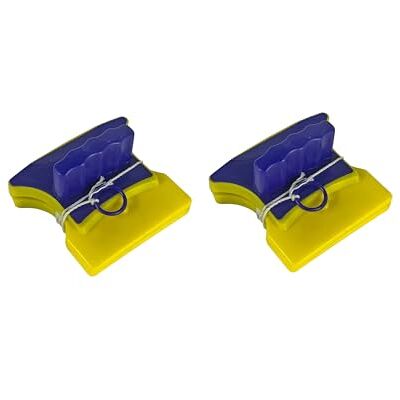 TEMPO DI SALDI - Blauer und Gelber Doppelmagnet Fenstermacher - Fensterreiniger TEMPO DI SALDI - Blauer und Gelber Doppelmagnet Fenstermacher - Fensterreiniger