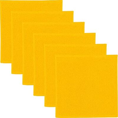 Erwin Müller Reinigungstuch, Putztuch, Putzlappen, Spültuch 6er-Pack curry Größe 25x25 cm 100% Baumwolle, zum Spülen oder Staubwischen, robust und langlebig, mit Frottierseite Erwin Müller Reinigungstuch, Putztuch, Putzlappen, Spültuch 6er-Pack curry Größe 25x25 cm 100% Baumwolle, zum Spülen oder Staubwischen, robust und langlebig, mit Frottierseite