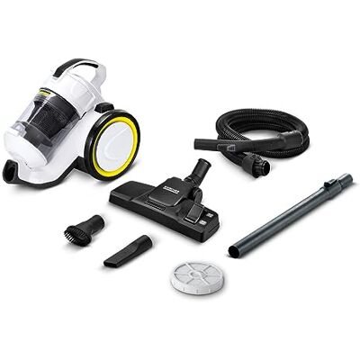 Kärcher Staubsauger VC 3, beutellos, 700 Watt, 1,5 m Saugschlauch transparenter & auswaschbarer Schmutzbehälter, inkl. Komfortausstattung & Hepa-13-Filter, automatische Kabelaufwicklung Kärcher Staubsauger VC 3, beutellos, 700 Watt, 1,5 m Saugschlauch transparenter & auswaschbarer Schmutzbehälter, inkl. Komfortausstattung & Hepa-13-Filter, automatische Kabelaufwicklung