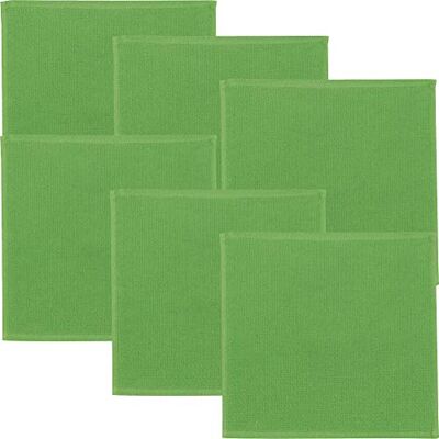 Erwin Müller Reinigungstuch, Putztuch, Putzlappen, Spültuch 6er-Pack grün Größe 25x25 cm 100% Baumwolle, zum Spülen oder Staubwischen, robust und langlebig, mit Frottierseite Erwin Müller Reinigungstuch, Putztuch, Putzlappen, Spültuch 6er-Pack grün Größe 25x25 cm 100% Baumwolle, zum Spülen oder Staubwischen, robust und langlebig, mit Frottierseite