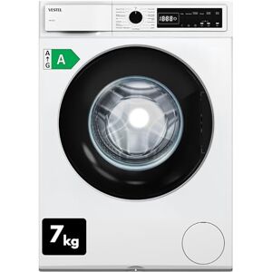 Vestel WMI 76341 Waschmaschine 7 kg Frontlader – 1400 U/min, Energieeffizienzklasse A, Inverter-Motor, Dampffunktion, AquaStop, leise, freistehend, weiß Vestel WMI 76341 Waschmaschine 7 kg Frontlader – 1400 U/min, Energieeffizienzklasse A, Inverter-Motor, Dampffunktion, AquaStop, leise, freistehend, weiß