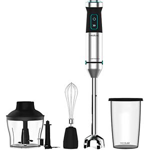 Cecotec Stabmixer Power TitanBlack 1500 XL Cream&Crush. 1500W, CrossBlades Technologie mit 4-Klinge-Blättern mit schwarzer Titan-Beschichtung, Extralangem Fuß, Spritzschutz-Klingeneinsatz, 800 ml-Glas Cecotec Stabmixer Power TitanBlack 1500 XL Cream&Crush. 1500W, CrossBlades Technologie mit 4-Klinge-Blättern mit schwarzer Titan-Beschichtung, Extralangem Fuß, Spritzschutz-Klingeneinsatz, 800 ml-Glas