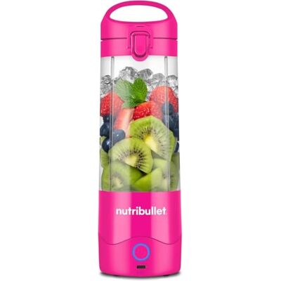 NUTRIBULLET NBP003BP Rosa Tragbarer Mixer - 100 W, 475 ml, BPA-frei NUTRIBULLET NBP003BP Rosa Tragbarer Mixer - 100 W, 475 ml, BPA-frei