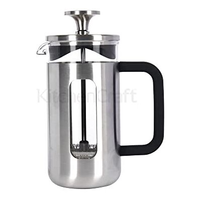 La Cafetière Pisa Edelstahl Cafetière, drei Tassen, Silber, Geschenkpackung La Cafetière Pisa Edelstahl Cafetière, drei Tassen, Silber, Geschenkpackung